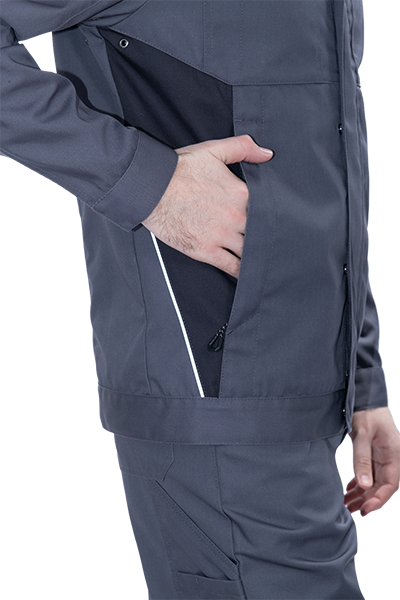 Куртка GT (серый/т.серый)