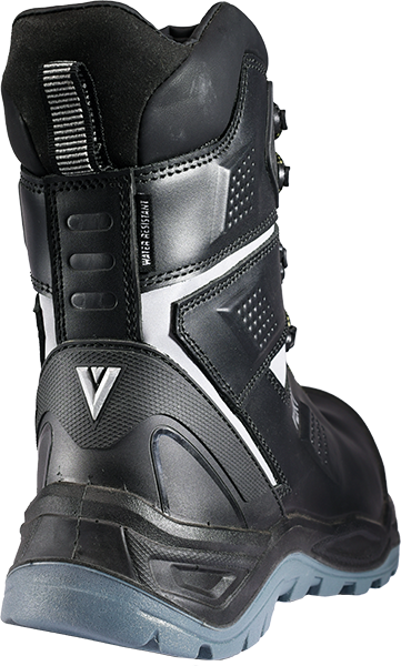 Ботинки VERT ПУ/ТПУ высокий берец нат.мех с КП и КС (черный)