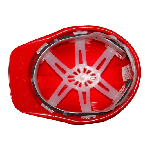 Каска защитная UVEX СУПЕР БОСС 9752320 пластиковое оголовье (красный)