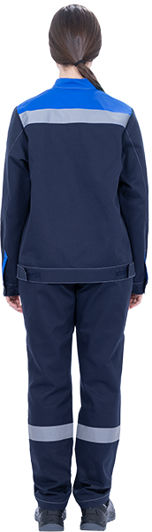 Костюм РАЦИОНАЛИЗАТОР женский с БР (синий/василек)