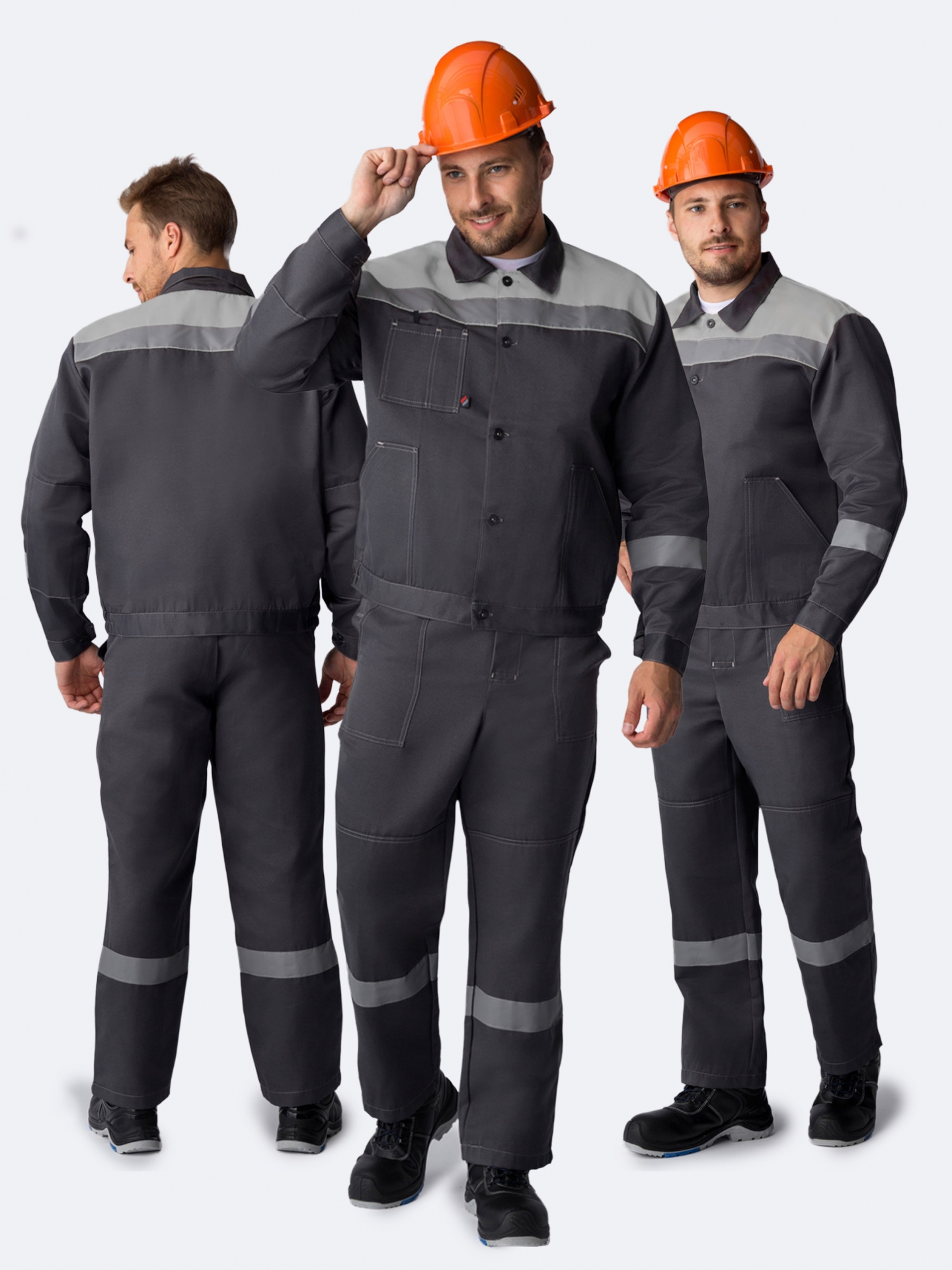 Костюм ЛИГОР-2 СОП У. с ПК (т.серый/св.серый)