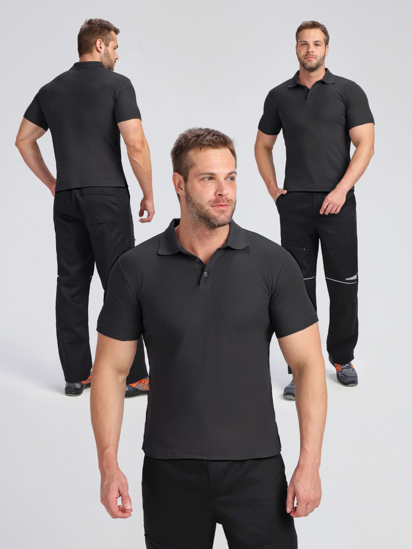 Рубашка поло PROFLINEBASE 2 (серый)