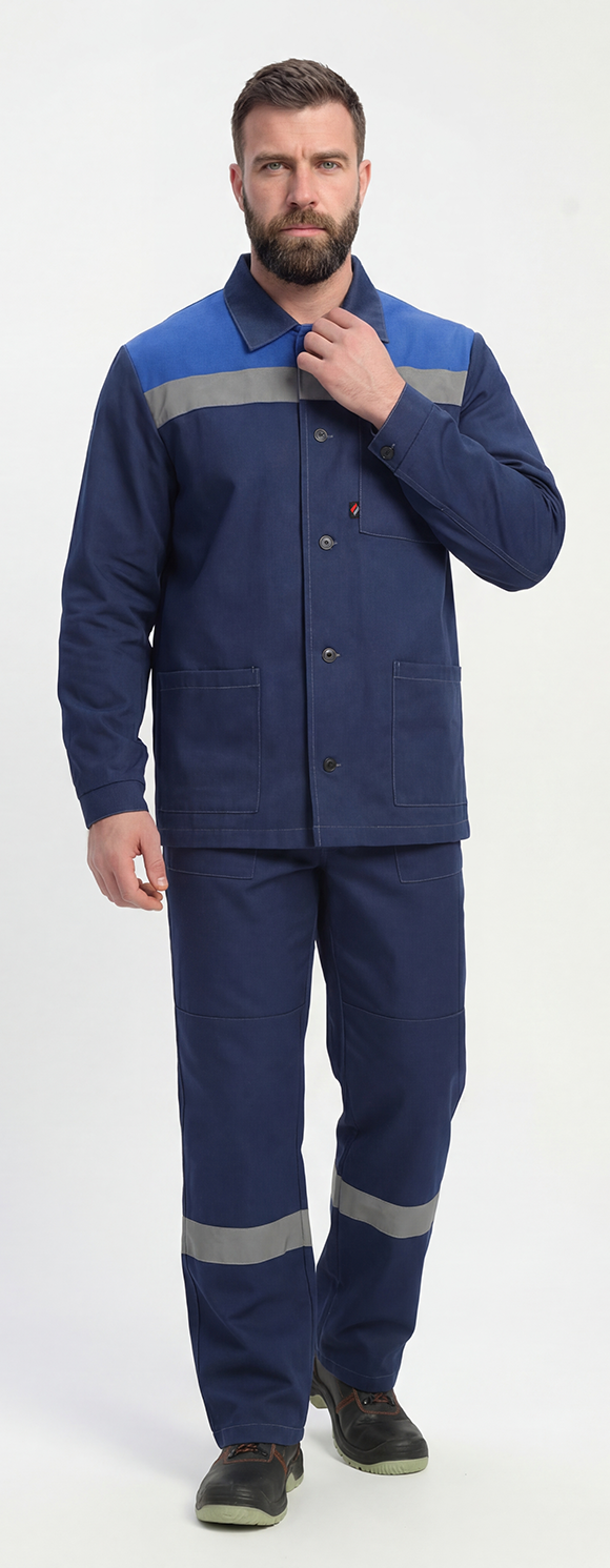 Костюм ЗЕНК-1 СОП с БР (т.синий/васильковый)