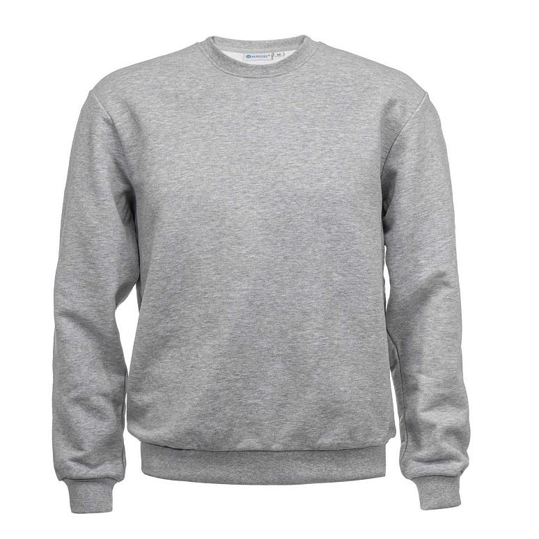 Толстовка REDFORT 355 петля-диагональ (серый меланж)