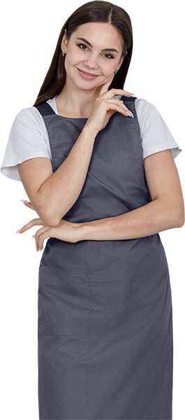 Фартук ЕВРО (серый)