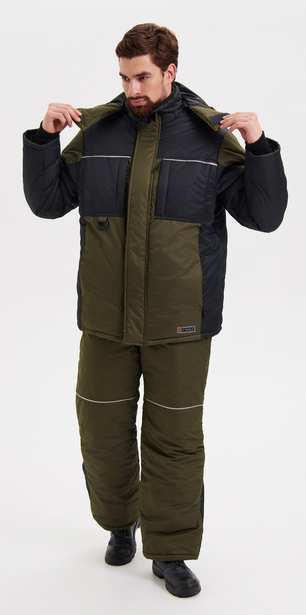 Костюм ДРИМ зимний с БР (хаки/черный)