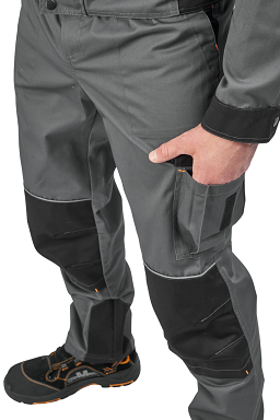 Костюм ЛИДЕР-1 с БР (серый/черный)