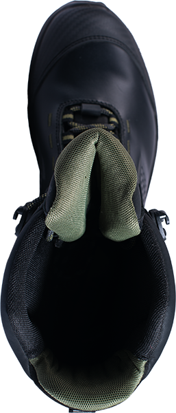 Ботинки VERT ПУ/ТПУ высокий берец кожаные с КП и КС (черный)