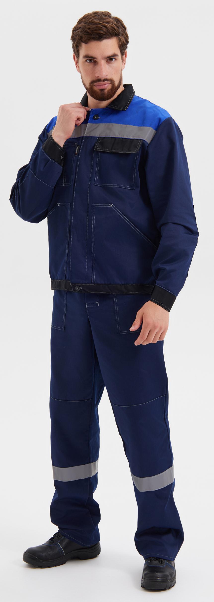Костюм КОРПУС с БР (синий/черный/василек)