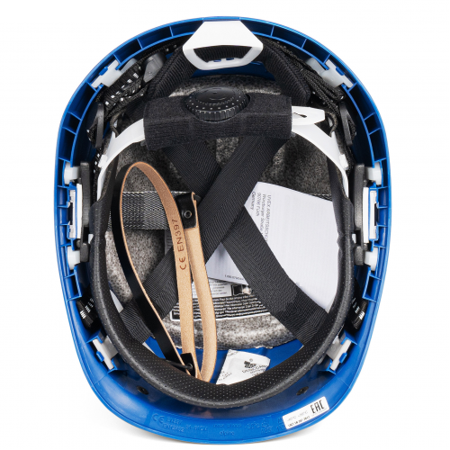 Каска защитная UVEX ФЕОС АЛПАЙН с храповиком (синий)