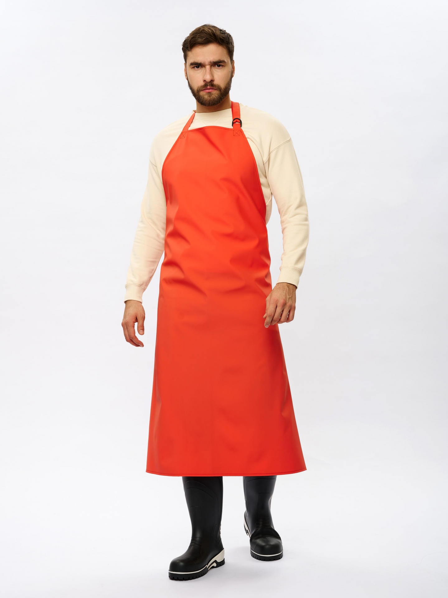 Фартук PROFLINE SPECIALIST влагозащитный для рыбаков (оранжевый)