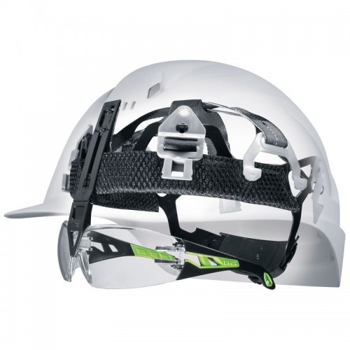 Каска защитная UVEX ФЕОС IES с храповиком (белый)