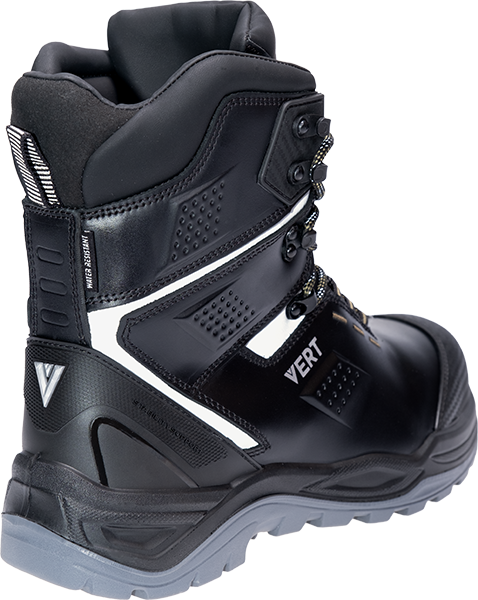 Ботинки VERT ПУ/ТПУ шерст.мех с КП и КС (черный)