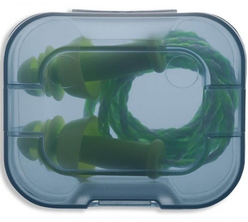 Беруши UVEX ВИСПЕР ПЛЮС многоразовые со шнурком (лайм)