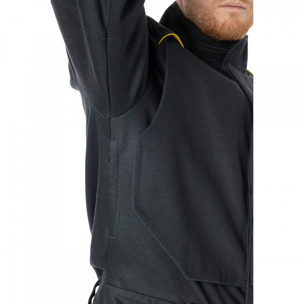 Комбинезон сварщика BRODEKS FS58-02 2 класса (черный)