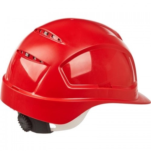 Каска защитная UVEX ФЕОС B-WR с храповиком (красный)