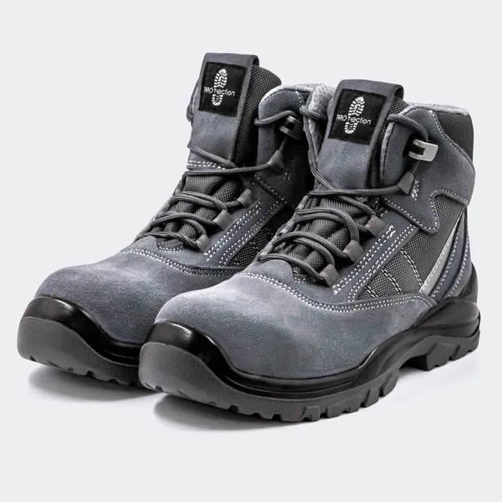 Ботинки ПУ/ТПУ замшевые с КП и КС