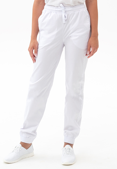 Брюки ДЖУЛИЯ (белый) женские медицинские