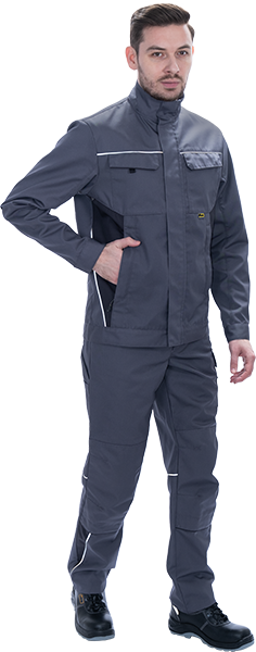 Куртка GT (серый/т.серый)