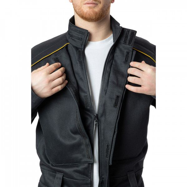 Комбинезон сварщика BRODEKS FS58-02 2 класса (черный)