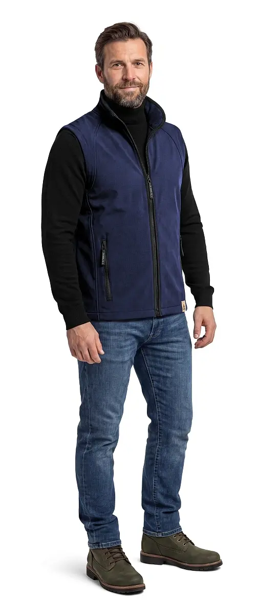 Жилет ЭКСПЕРТ софтшелл (т.синий)