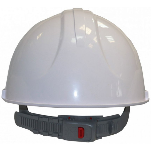 Каска VISUAL с тонированным козырьком (белый)