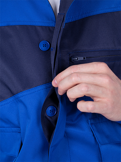 Костюм СПЕЦИАЛИСТ-2 с ПК (василек/т.синий)