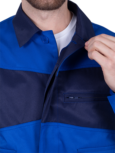 Костюм СПЕЦИАЛИСТ-2 с ПК (василек/т.синий)