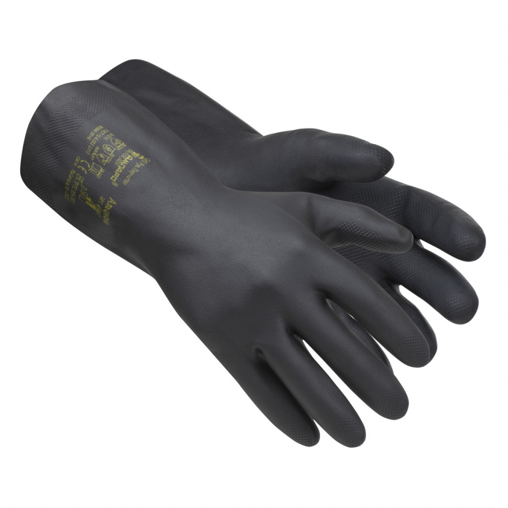 Перчатки АМПАРО™ АЛЬЦИОНА 457017 латекс 0,68мм (черный)