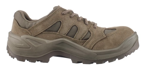 Полуботинки КОБРА ПУ/ПУ натуральная кожа/текстиль (хаки)