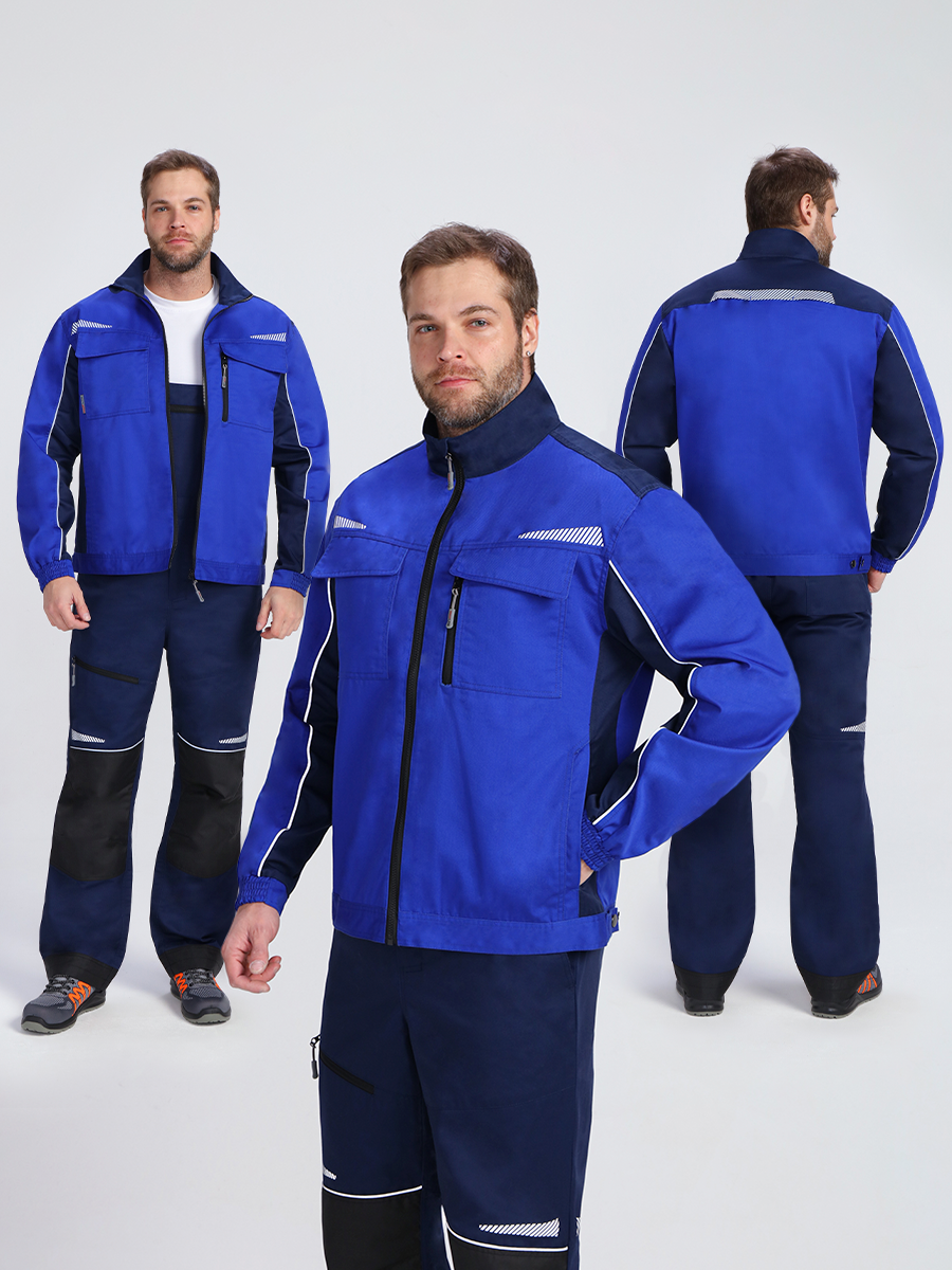 Куртка ProfLineSpecialist (васильковый/т.синий)