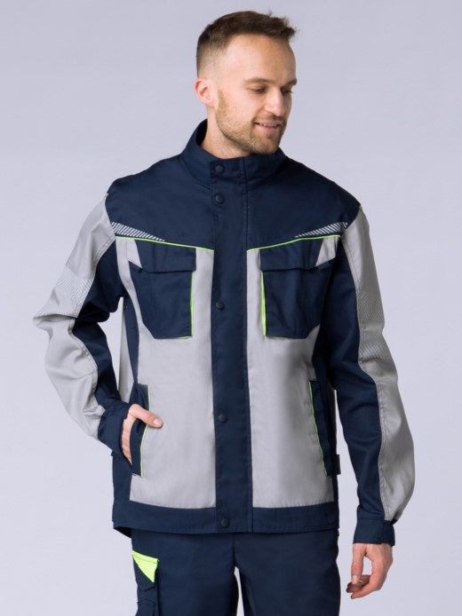 Куртка укороченная мужская PROFLINE SPECIALIST (т.синий/серый)