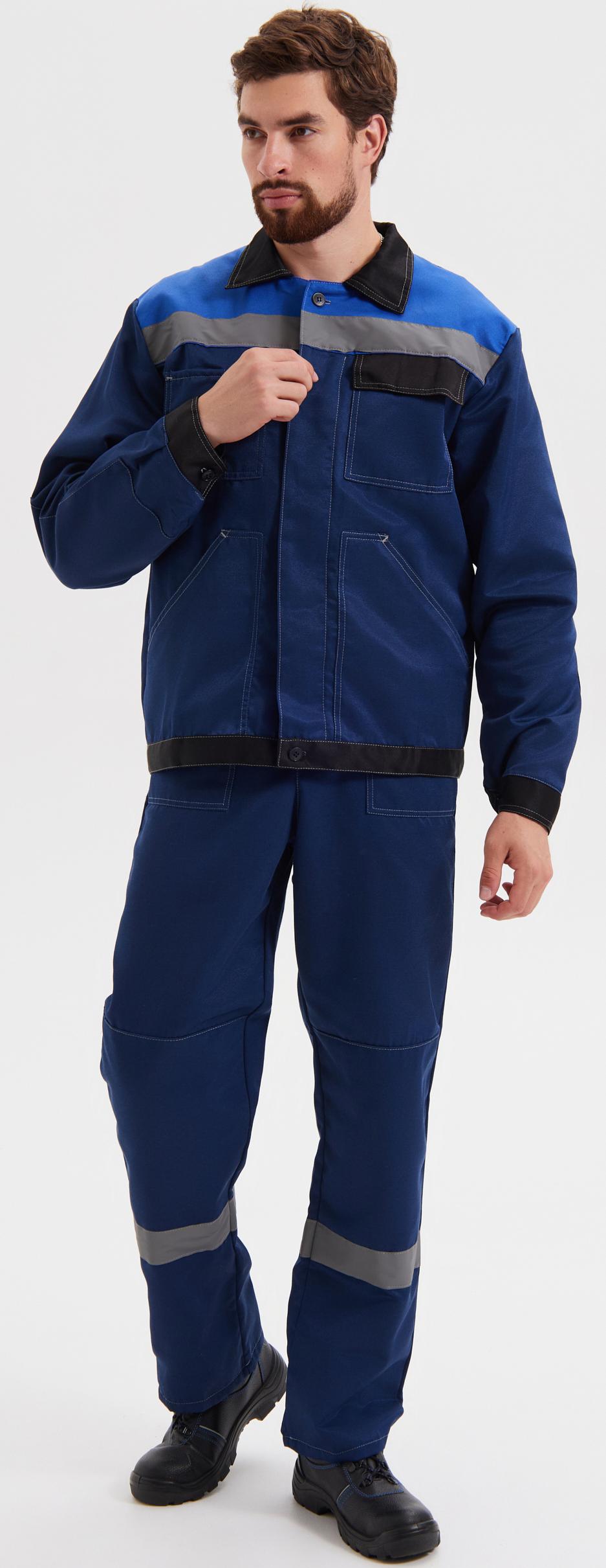 Костюм КОРПУС с ПК (синий/черный/василек)