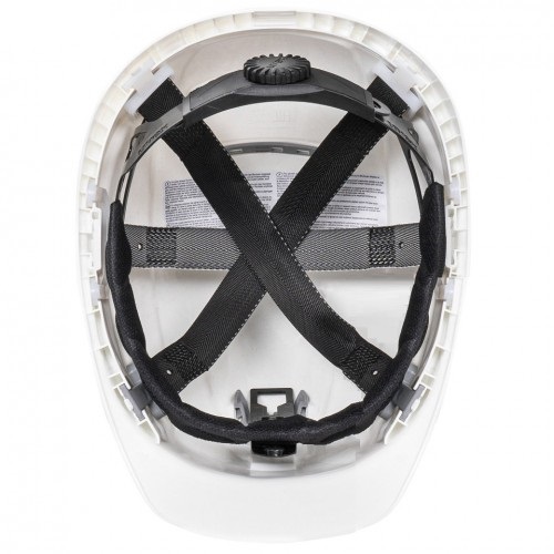 Каска защитная UVEX ФЕОС IES с храповиком (белый)