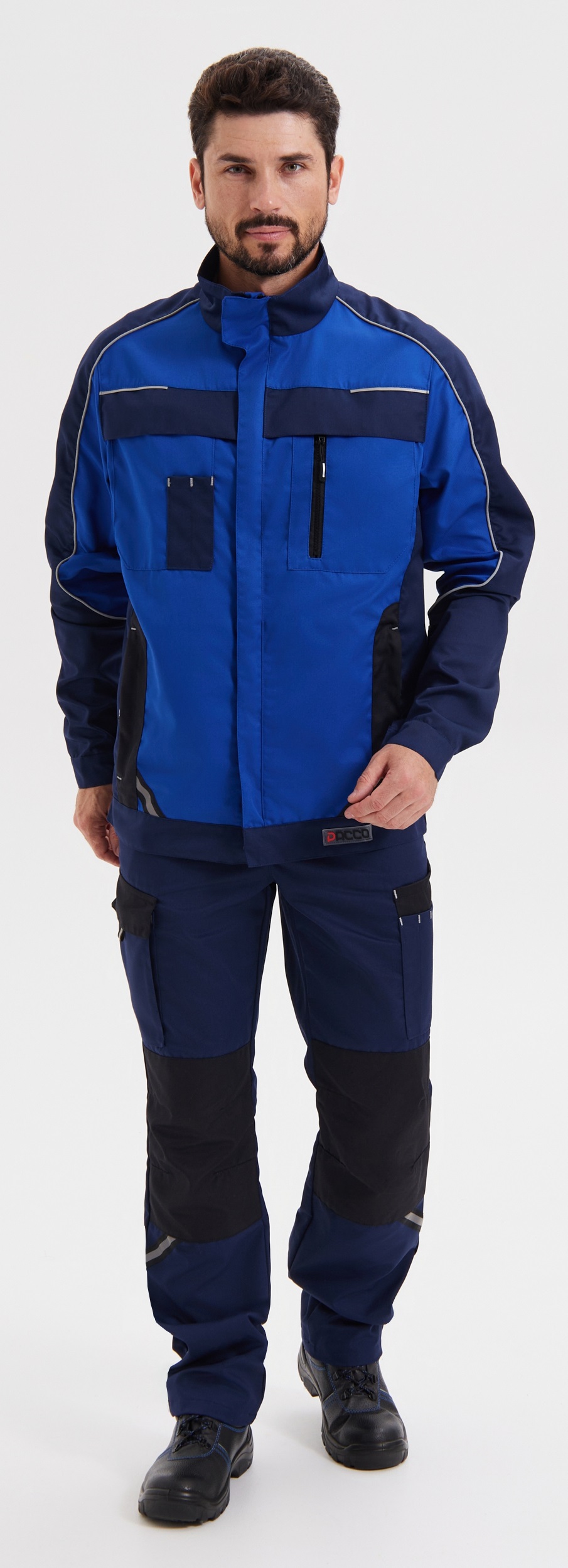 Костюм КОСТА с БР (синий/васильковый/черный)