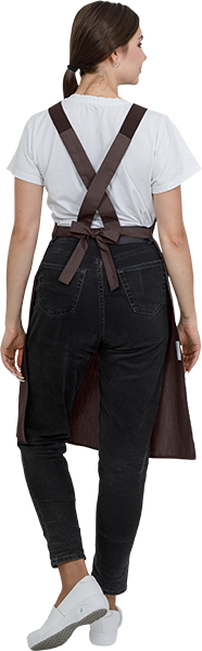 Фартук ЕВРО (коричневый)