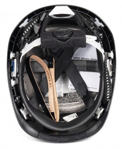 Каска защитная UVEX ФЕОС АЛПАЙН с храповиком (черный)