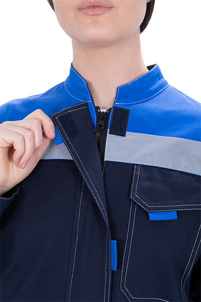 Костюм РАЦИОНАЛИЗАТОР женский с БР (синий/василек)