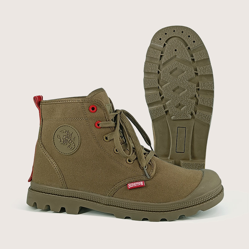 Ботинки СКОРПИОН КОМФОРТ ПУ-Р 1650 Резина (хаки)