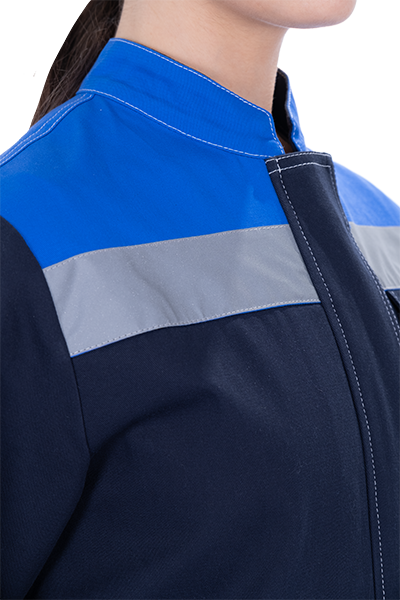 Костюм РАЦИОНАЛИЗАТОР женский с БР (синий/василек)