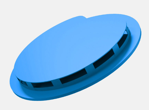 Респиратор RB-200 WHITE/BLUE с клапаном (белый/голубой)