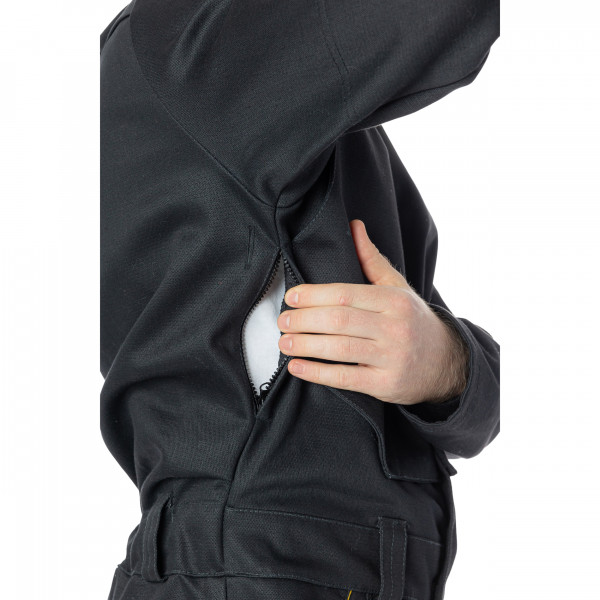 Комбинезон сварщика BRODEKS FS58-02 2 класса (черный)