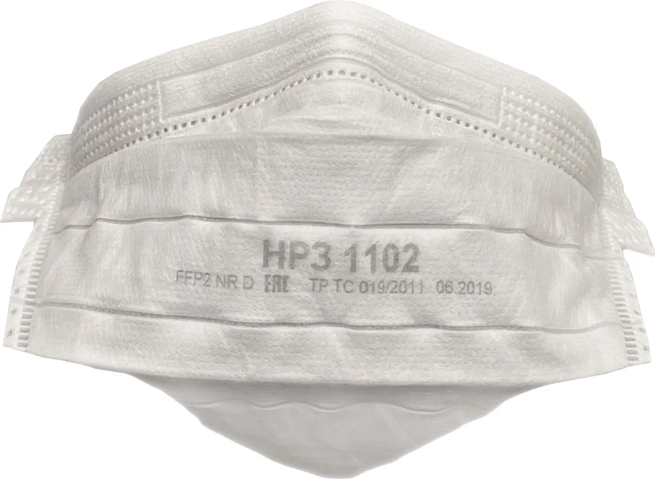 Респиратор полумаска фильтрующая (НРЗ-1102, FFP2 NR D)