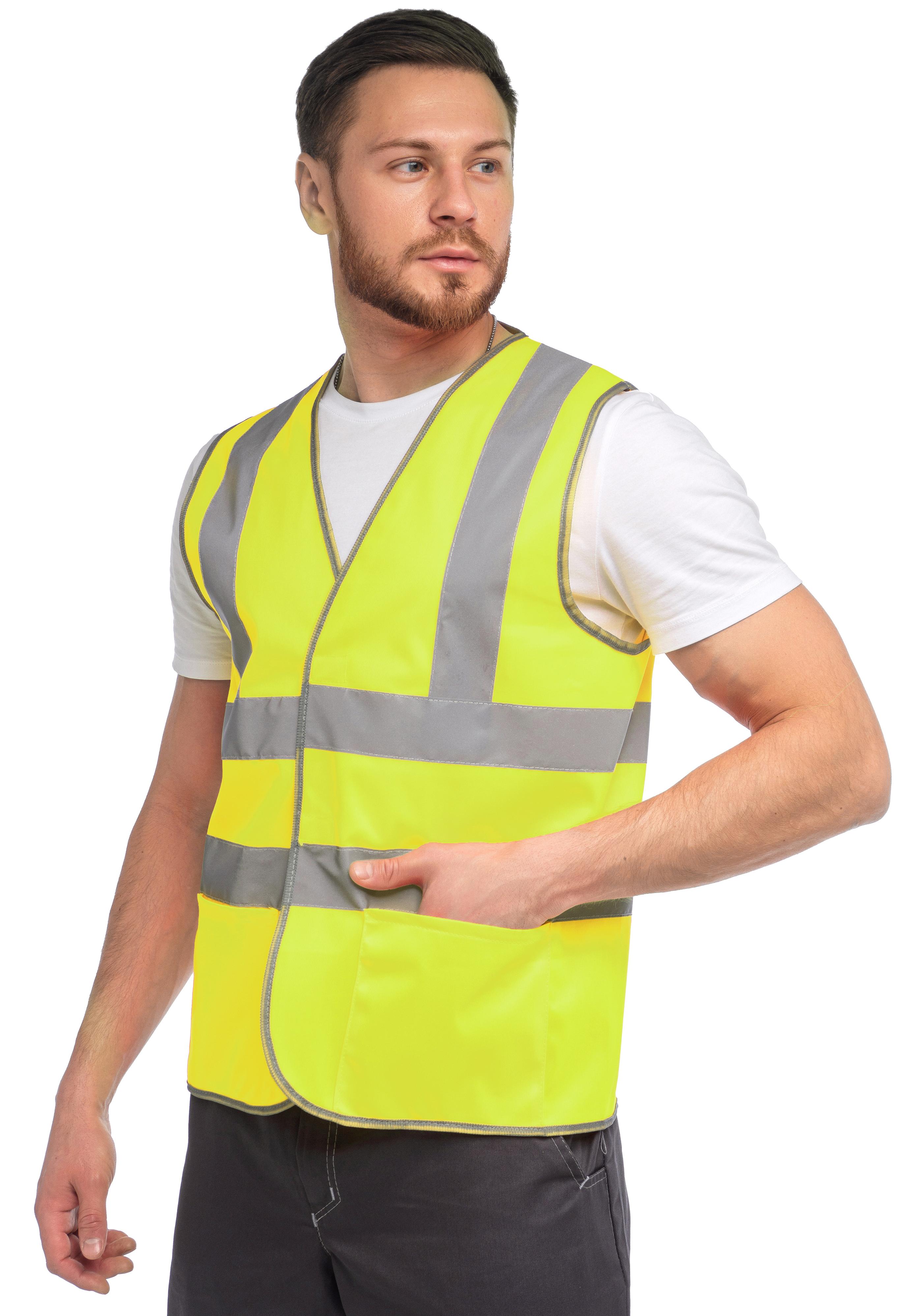 Жилет J04K сигнальный (желтый)