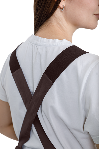 Фартук ЕВРО (коричневый)