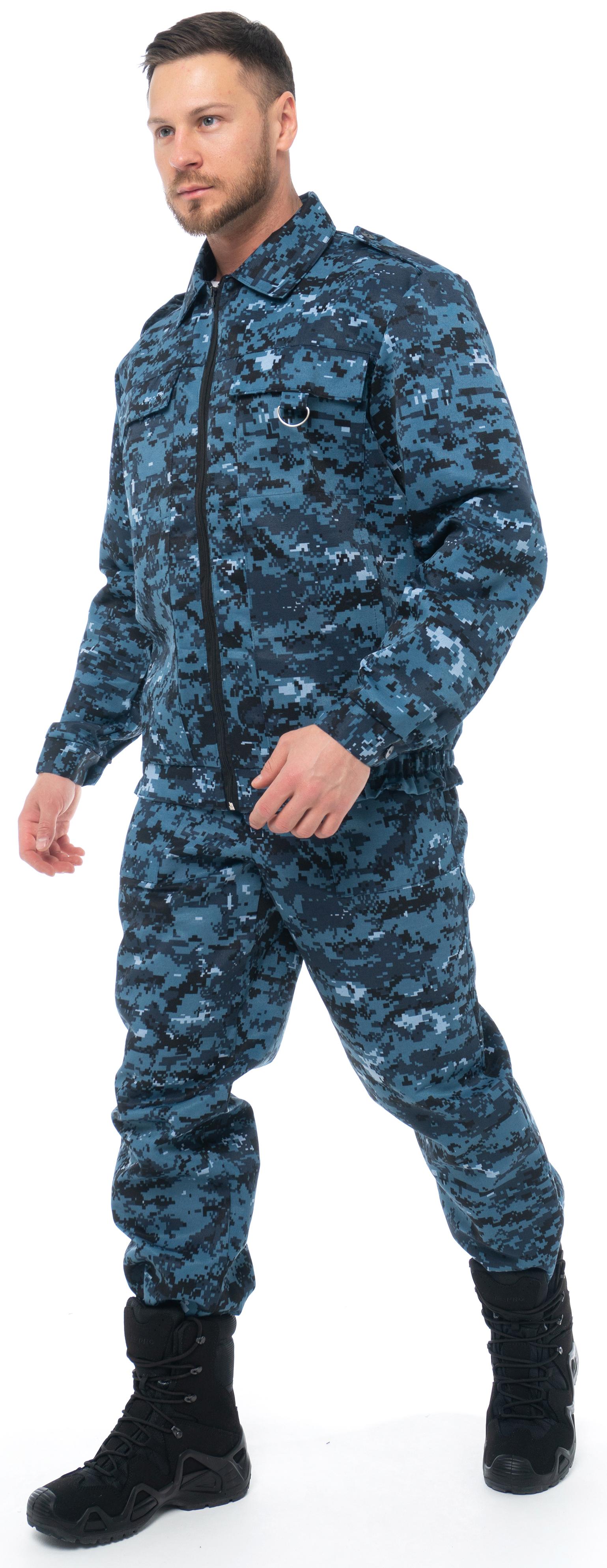 Костюм ОХРАННИК с БР (кмф цифра серый)