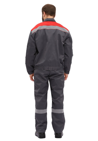 Костюм ЛЕГИОН с ПК (т.серый/красный)