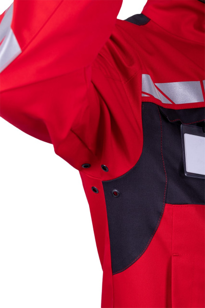 Куртка СТРОНГ (красный/серый)