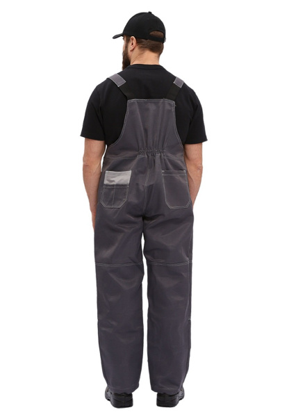 Полукомбинезон РОЛЬФ (т.серый/св.серый)