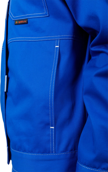 Костюм РАЦИОНАЛИЗАТОР женский с БР (василёк/серый)